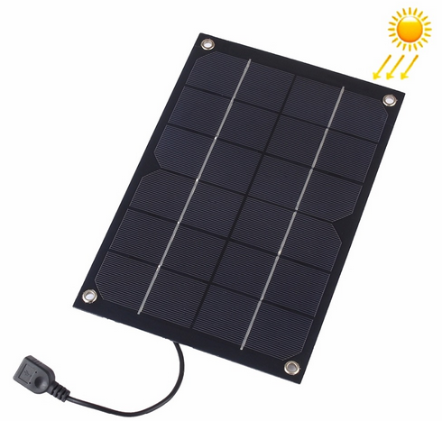 小型の太陽電池パネル